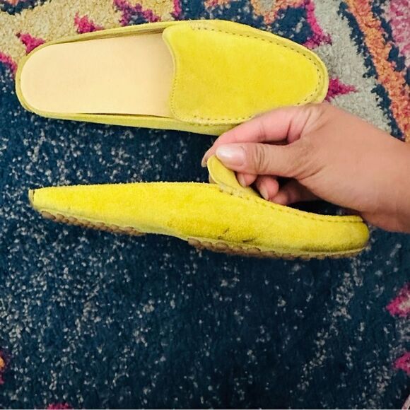 EUC M. Gemi Italian Yellow Leather Mules 35 IT/5 - Picture 7 of 8
